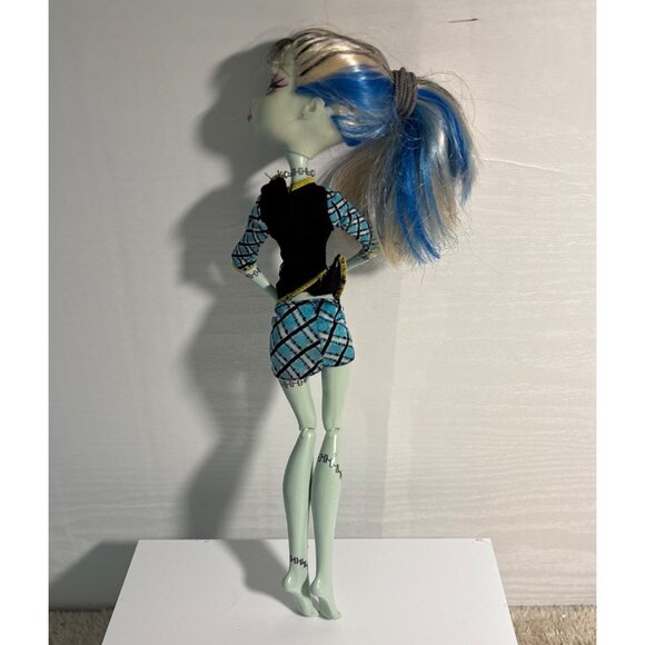 Monster High Frankie Stein Doll With Blue & Black Plaid Outfit Read - Picture 6 of 13